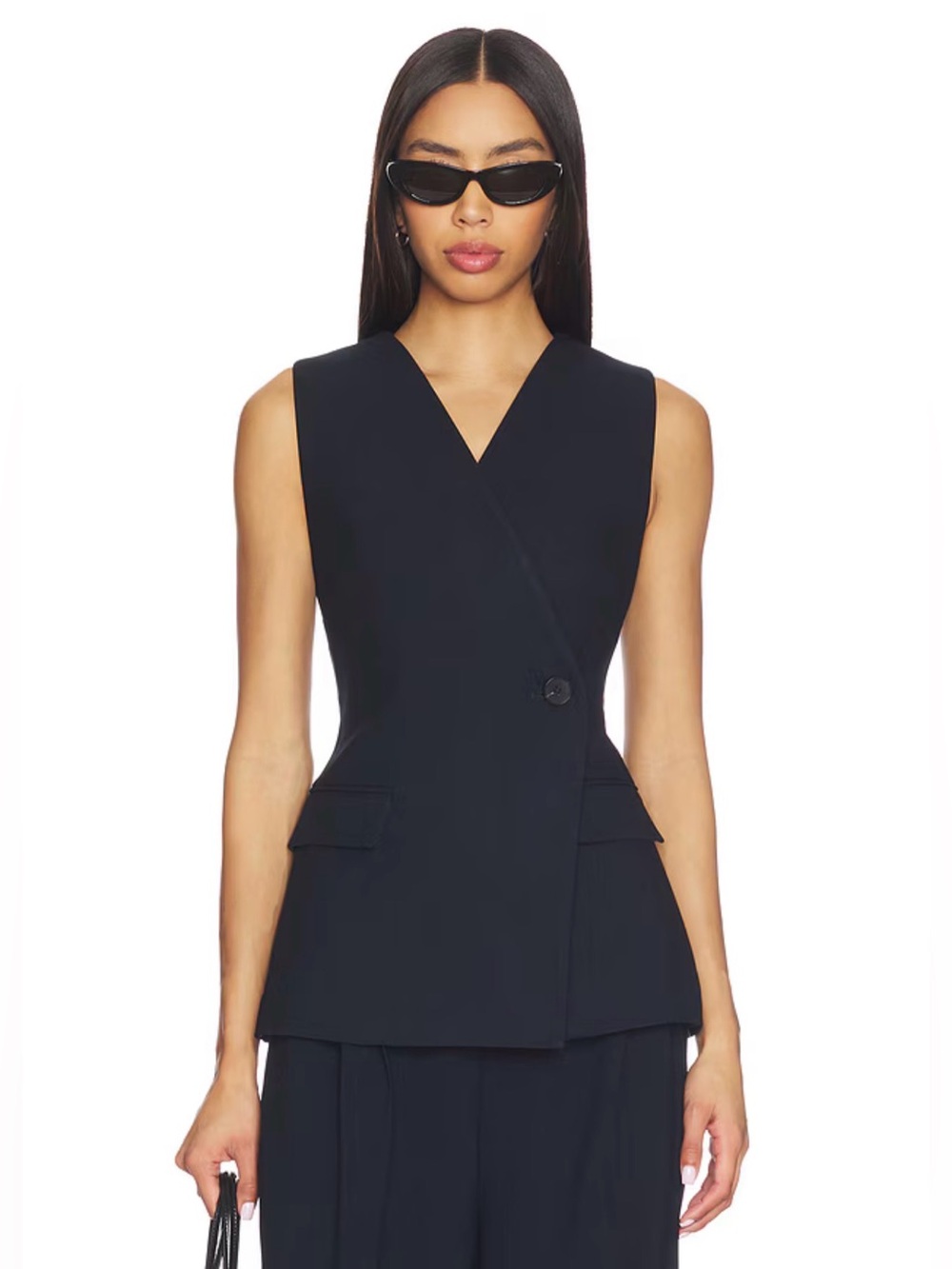 Lovers and Friends Kaylee Top in Navy xs